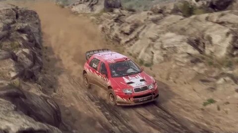 DiRT Rally 2 - Replay - Skoda Fabia 2005 at Camino de acantilados y rocas inverso