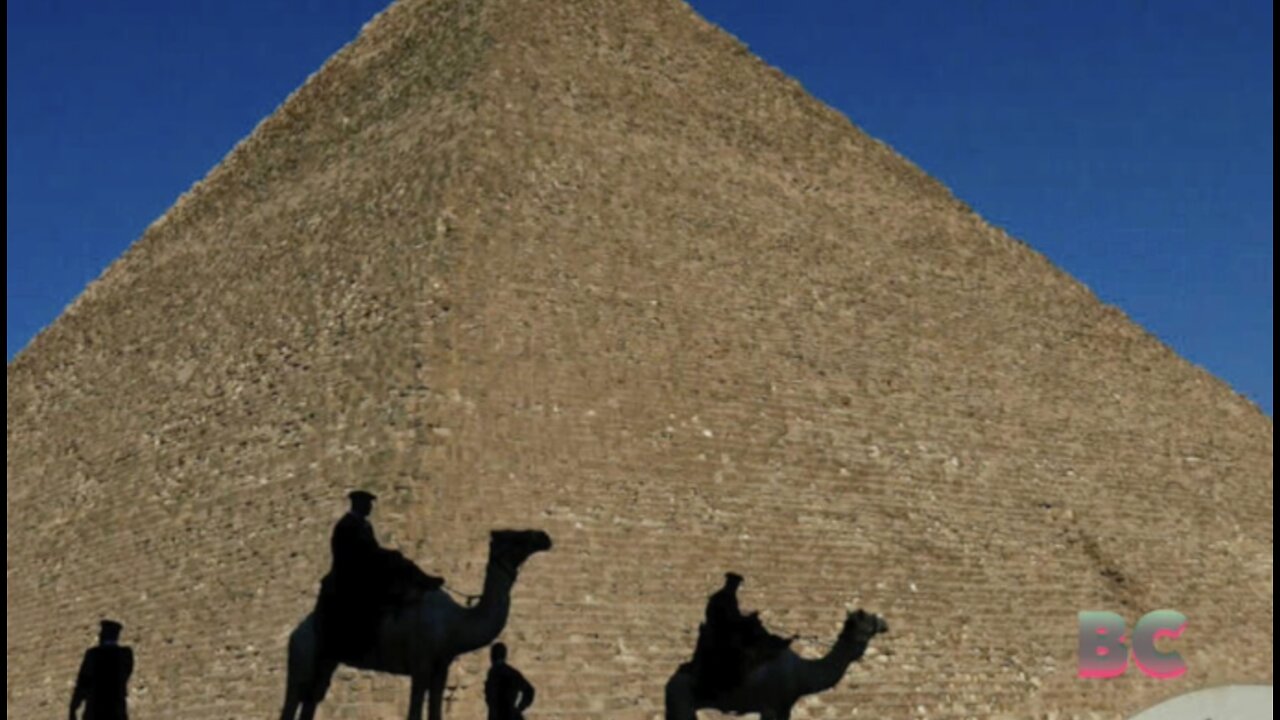 A scan discovers a 30-foot-long hallway inside the Great Pyramid