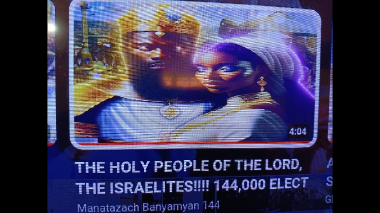 THE GREATEST PEOPLE "CHOSEN ONES" IN THE WORLD ARE THE HEBREW ISRAELITES (Psalms 148:14)