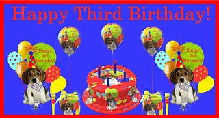 Happy Birthday 3D - Happy 3rd Birthday - Happy Birthday To You - Happy Birthday Song