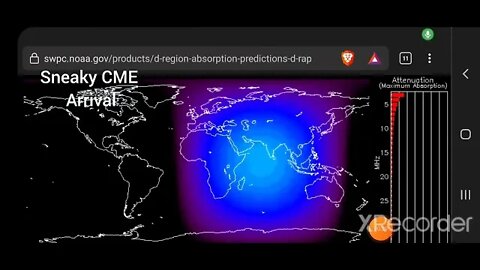 Sneaky CME Arrival