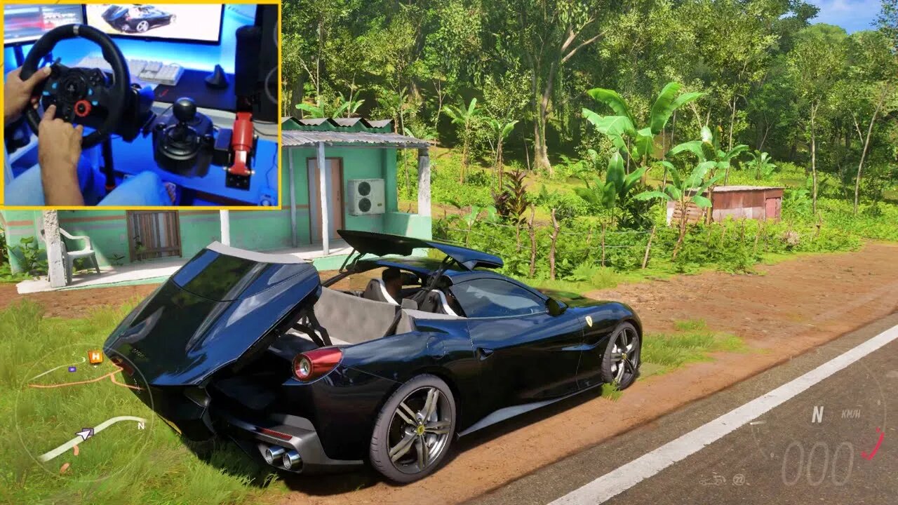 FORZA HORIZON 5 Steering Wheel - FERRARI PORTOFINO CONVERTIBLE G29