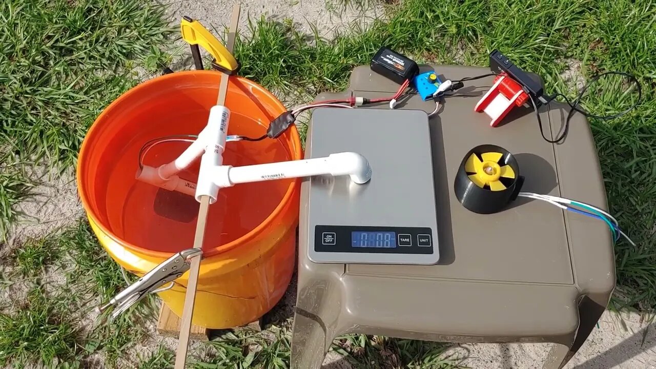 Underwater Thruster Test