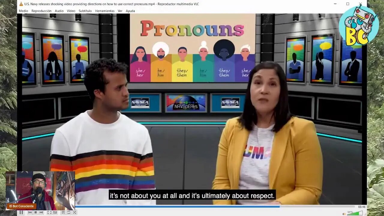 "US Navy" lanza video explicando el correcto uso de "Pronombres", en el marco del mes del orgullo