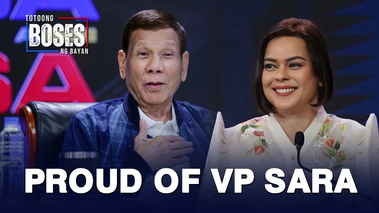 FPRRD, proud of VP Sara's good performance in public service.