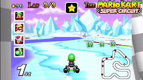 Mario Kart Super Circuit Star Cup 100cc "Try Try Again"