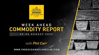 WEEK AHEAD COMMODITY REPORT: Gold, Silver & Crude Oil Price Forecast: 22 - 26 August 2022