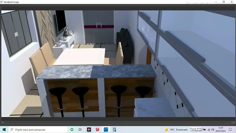 projeto 3d casa simples imagens renderizadas