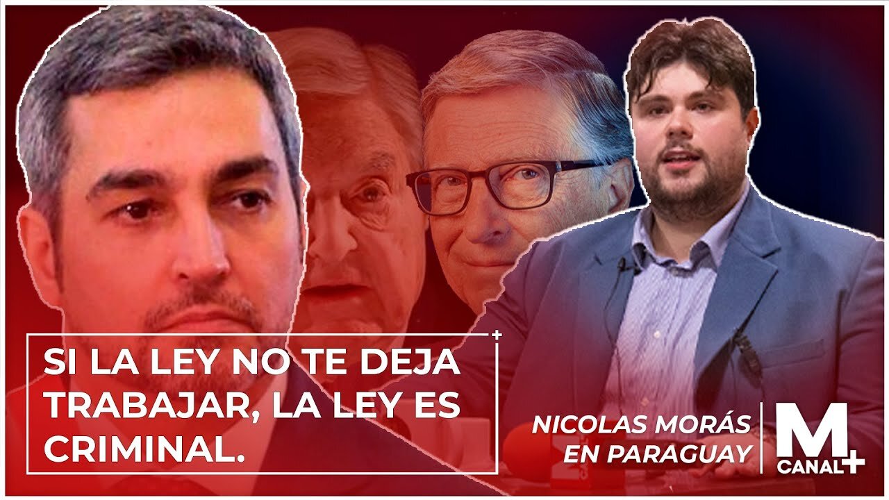 SI LA LEY NO TE DEJA TRABAJAR, LA LEY ES CRIMINAL - NICOLÁS MORÁS