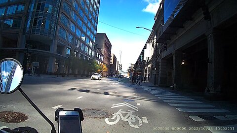 Don’t stand on the bike lane