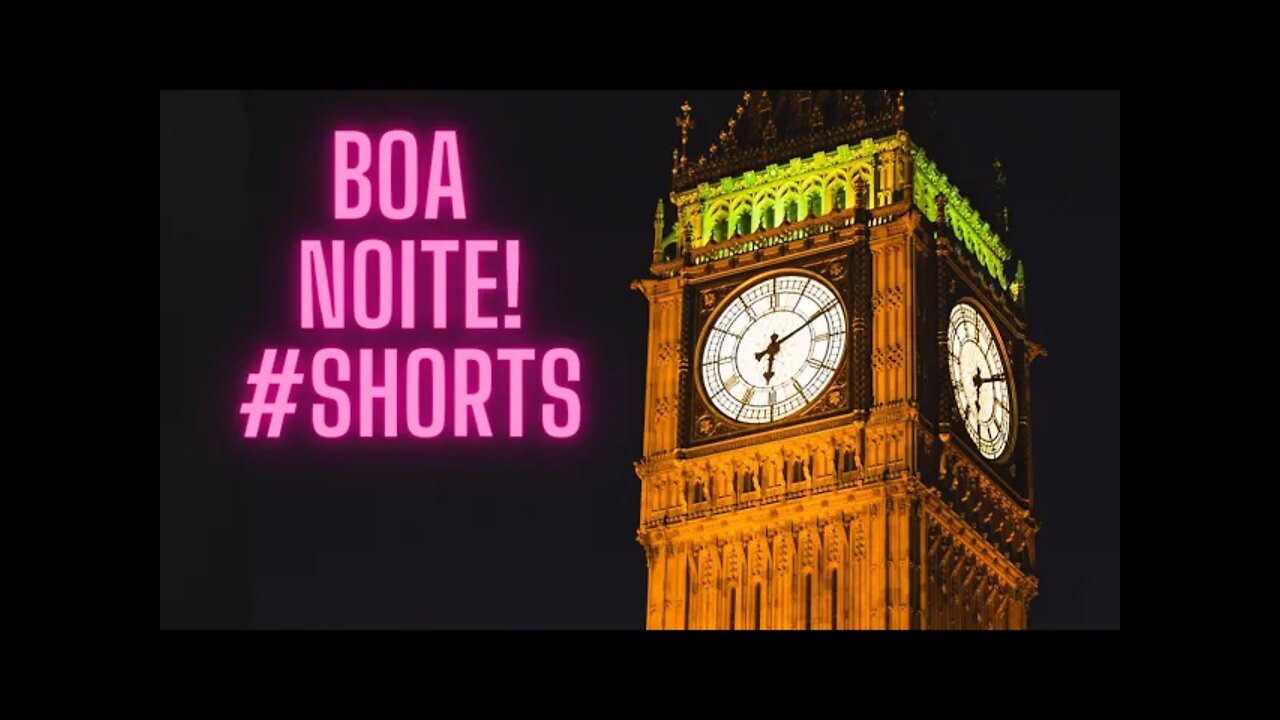 BOA NOITE!#shorts