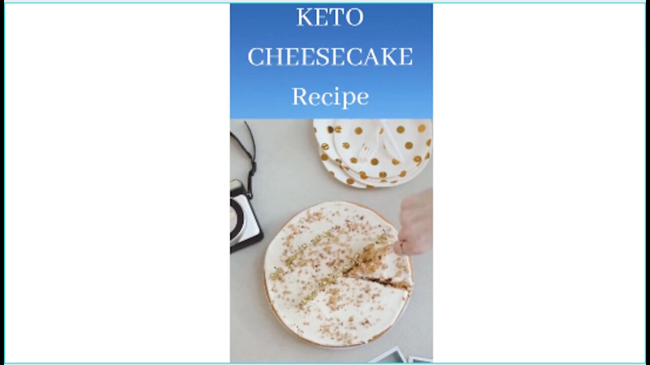 Low Carb keto cheesecake recipe #keto #shorts