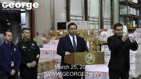 Ron DeSantis, Florida Governor COVID-19 Press Conference, March 25, 2020