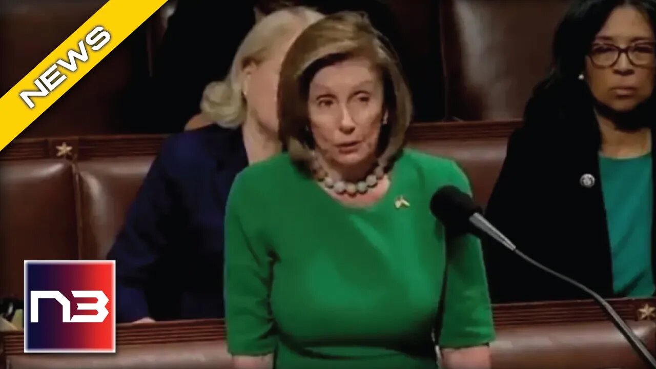 WHOOPS! Pelosi BREAKS Into Bizarre Freudian Slip On The House Floor