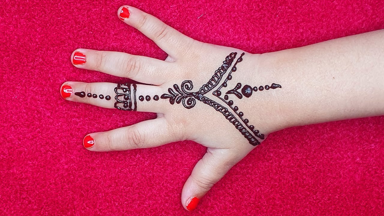 Baby Henna Design