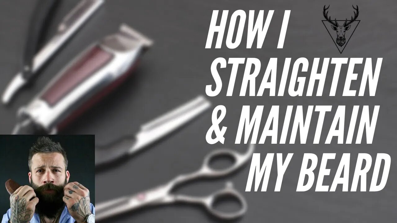 How I Straighten & Maintain My Beard-Bearded Buck