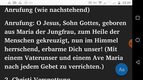 15 Vater Unser der Hl. Birgitta geoffenbart