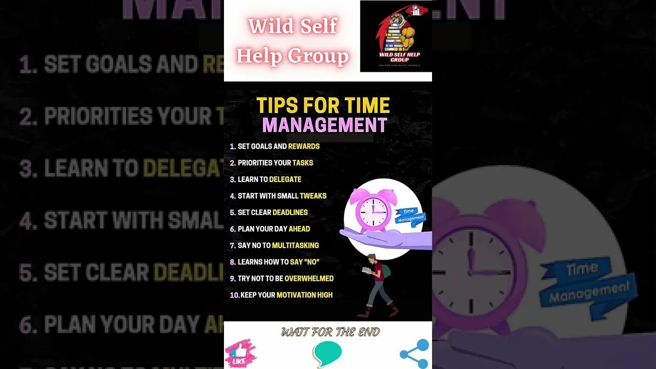 🔥Tips for time management🔥#shorts🔥#wildselfhelpgroup🔥12 July 2022🔥