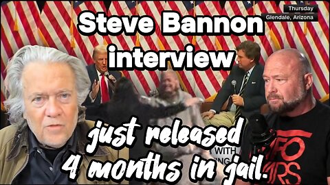 INterview with Steve Bannon After Prison Release.