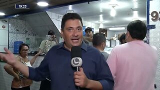 Sexta-feira, em GV: Não foi só o pescado que foi o mais procurado, os acompanhamentos também!