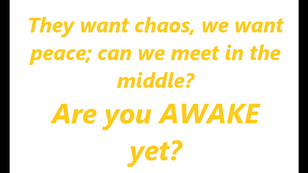 Are you AWAKE yet 199