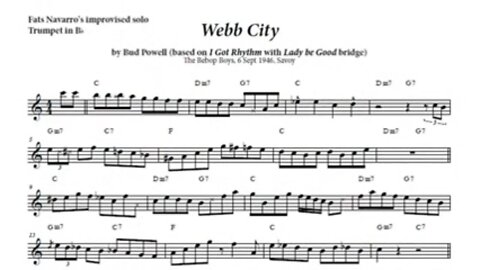 [EXCERTOS DE JAZZ] (Fats Navarro) Solos Transcriptions - Webb City