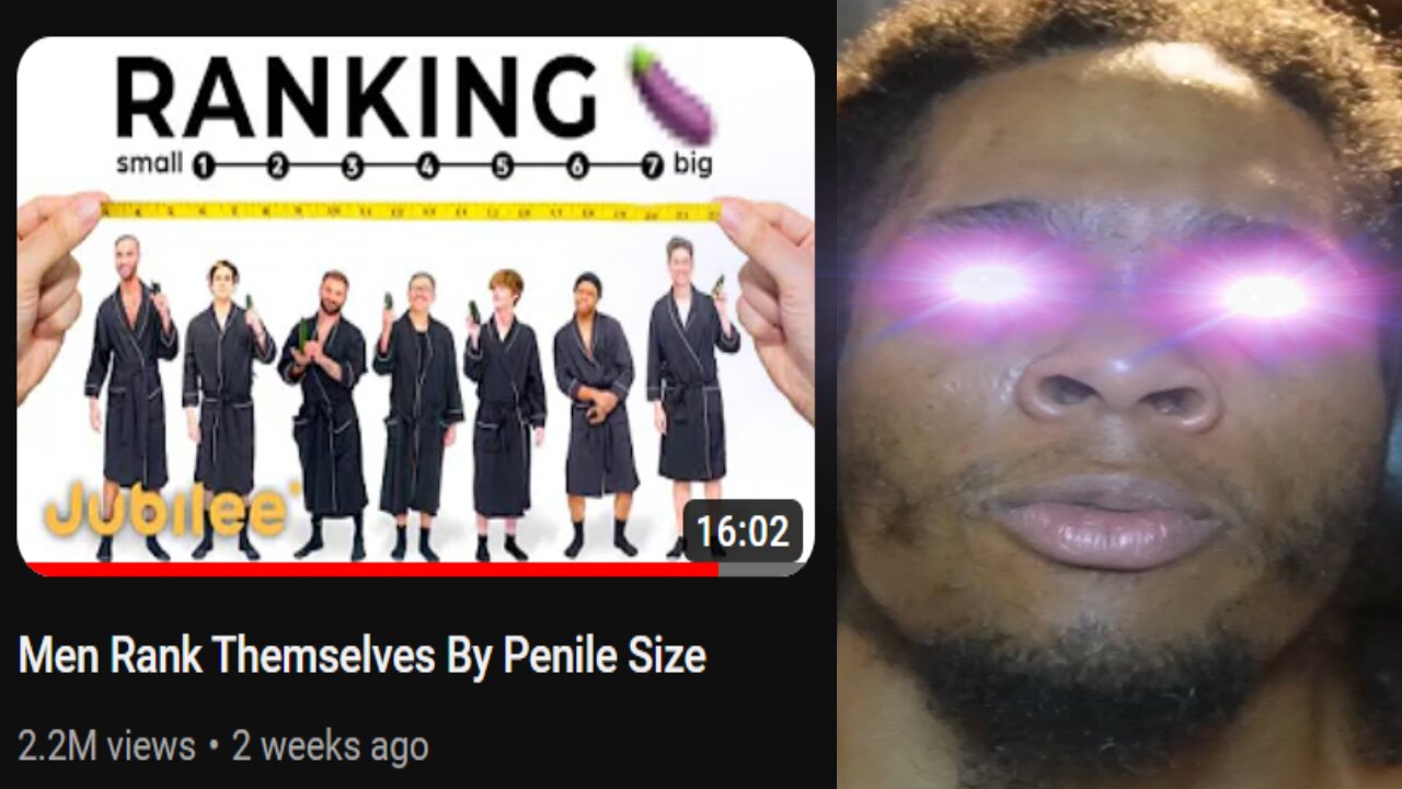 Men Rank Themselves By DING DONG Size