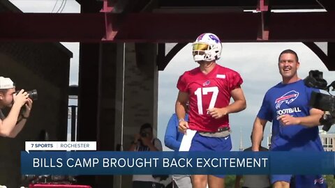 Fans return to St. John Fisher to kick off Bills camp