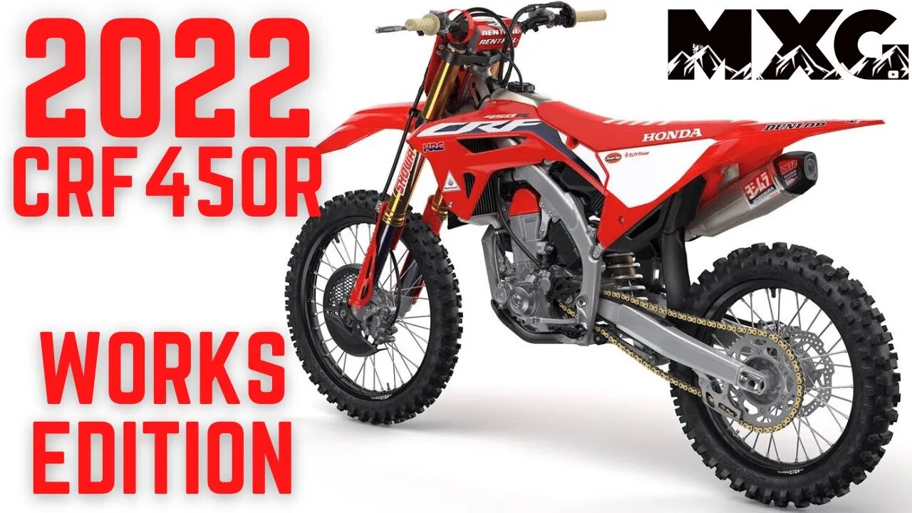 2022 Honda CRF450R WORKS EDITION