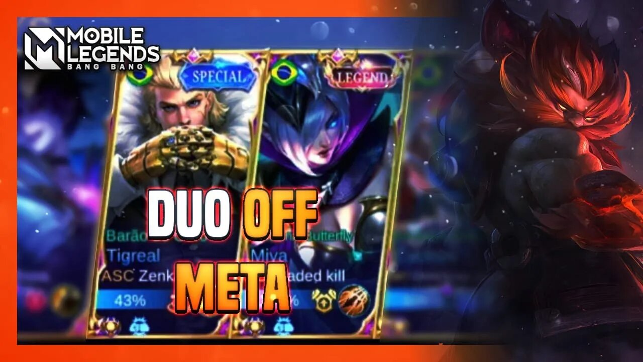 ESSE É O MELHOR DUO DE OFF META Q JA VI JOGAR | MLBB