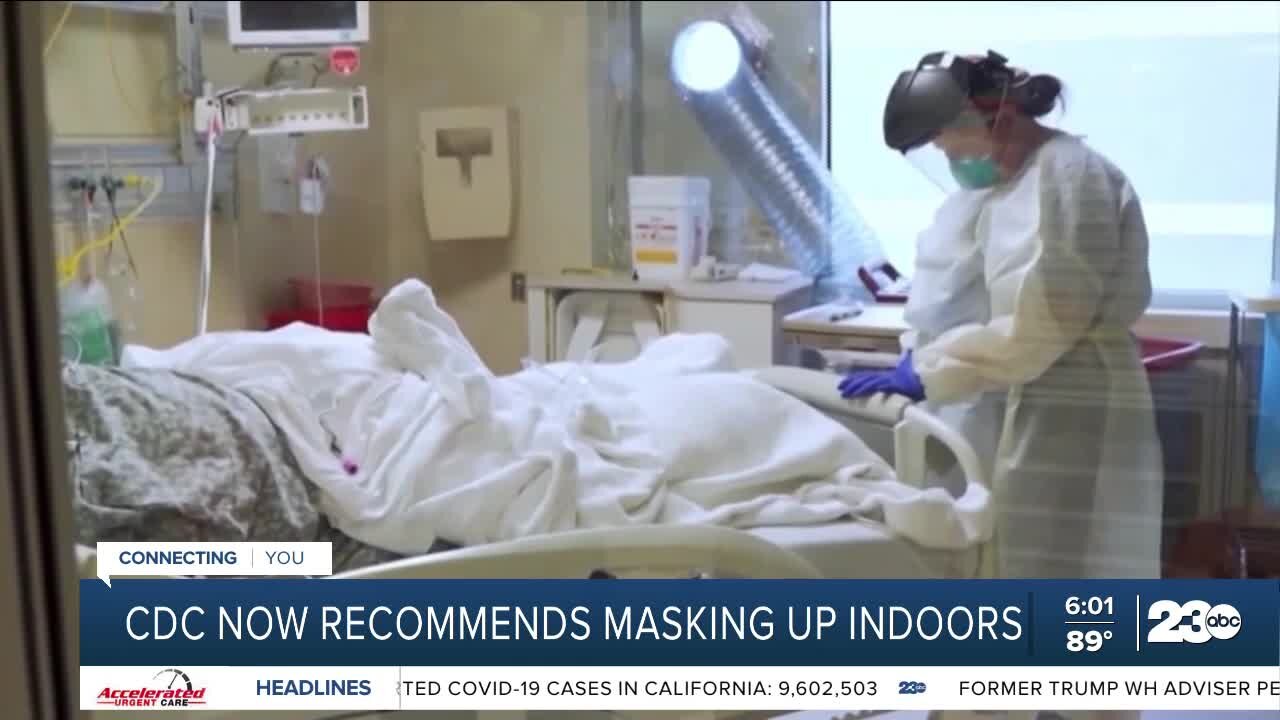 CDC now recommends masking up indoors