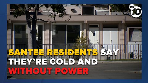 Santee mobile home residents 'really cold' as power outage drags on