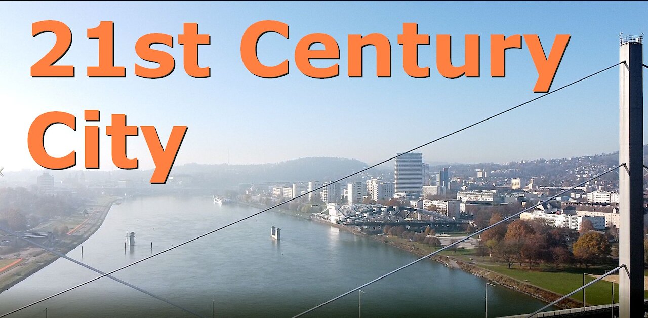 Austria: Linz By Drone During 2nd Lockdown 2020