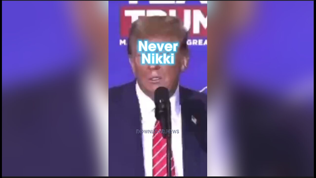 Trump Joins Never Nikki - 1/19/24