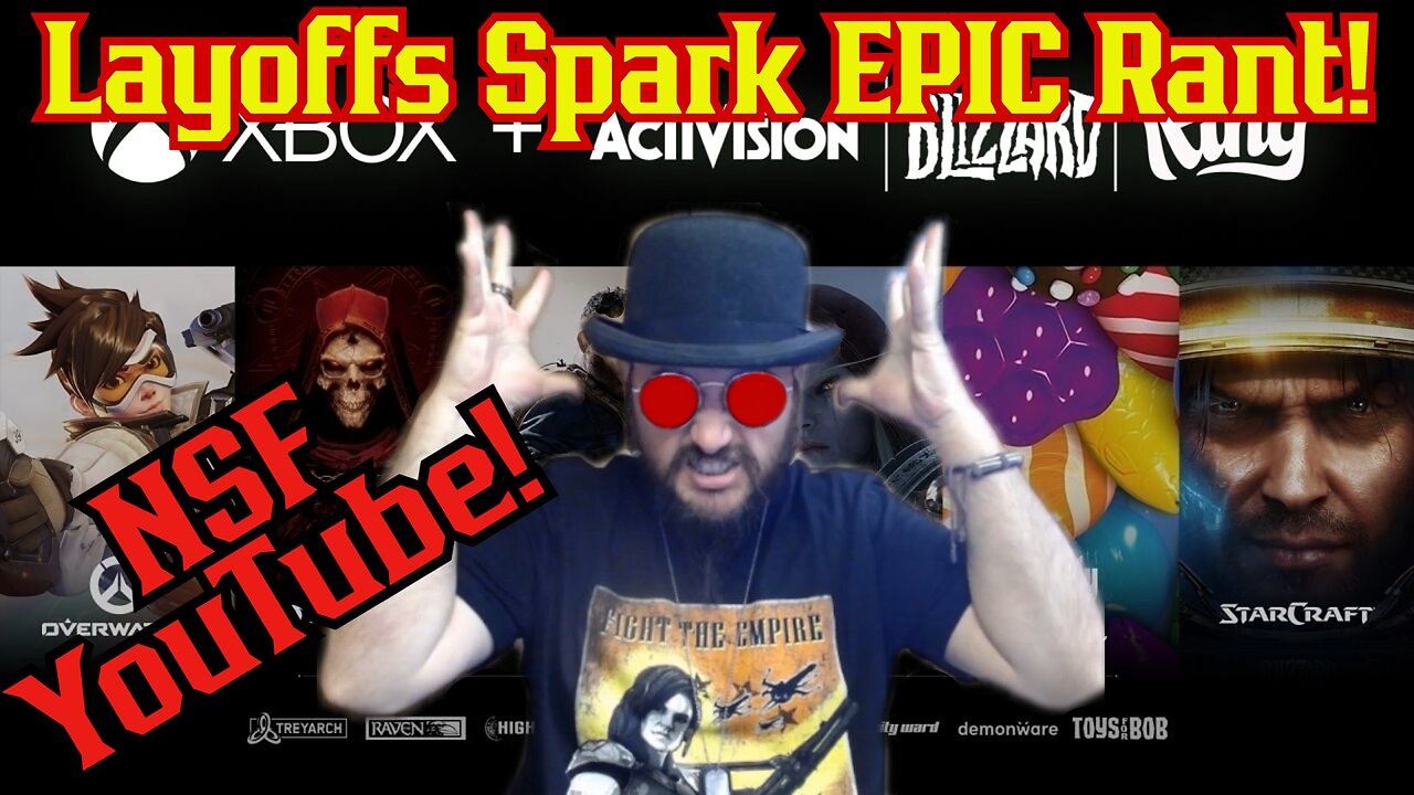 Microsoft Gaming Layoffs Send Common Nerd On Epic Rant! NSF YouTube!