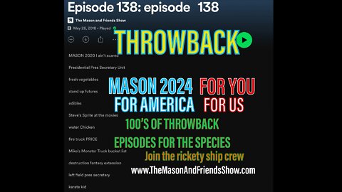 The Mason and Friends Show episode 138 clip