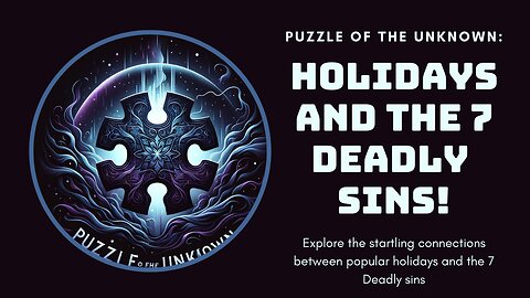 Popular Holidays And The 7 Deadly Sins!