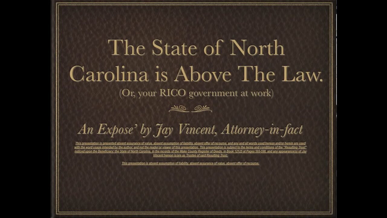 The State Is Above The Law