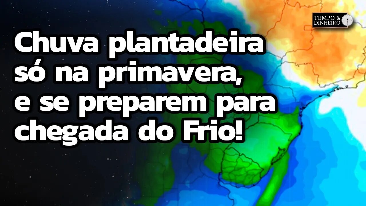 Meteorologia indica chuva plantadeira só na primavera. Frio volta a dar as caras