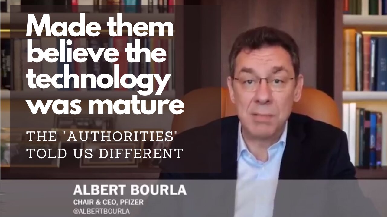 Bourla now admits vaccine weak history.