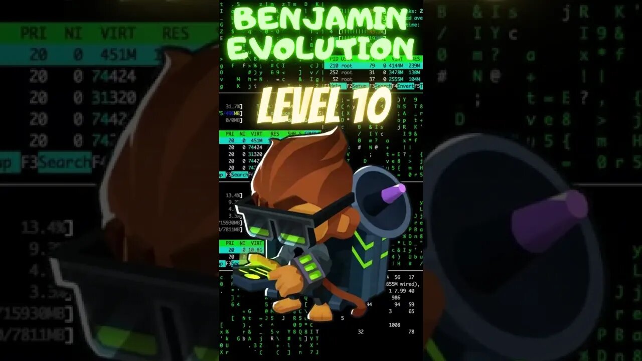 Benjamin Level Evolution / Bloons TD 6 Hero #Shorts