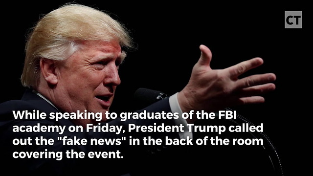 FBI Grads Go Nuts When Trump Attacks Fake News