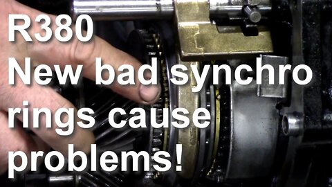 Notes on 5th and reverse synchros on the R380 and how to avoid problems!