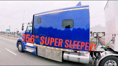 Tour of an 18-wheeler with a custom sleeper!