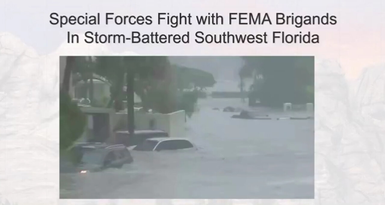 Special Forces Fight Fema Brigands In Storm Battered Sw Florida