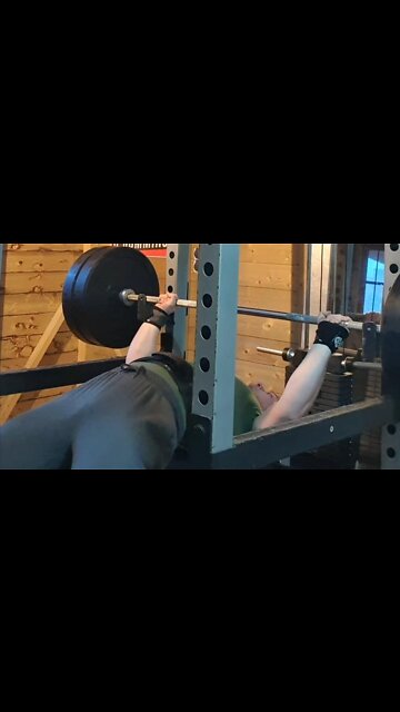 100 Kgs x 6 Reps BENCH PRESS NEW REP PR!