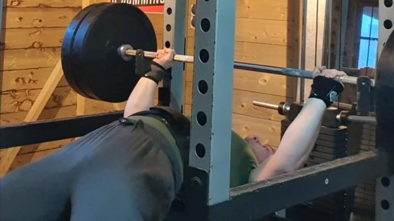 100 Kgs x 6 Reps BENCH PRESS NEW REP PR!