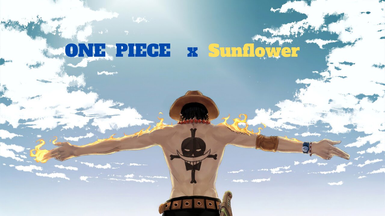 One piece x Sunflower 🌻.