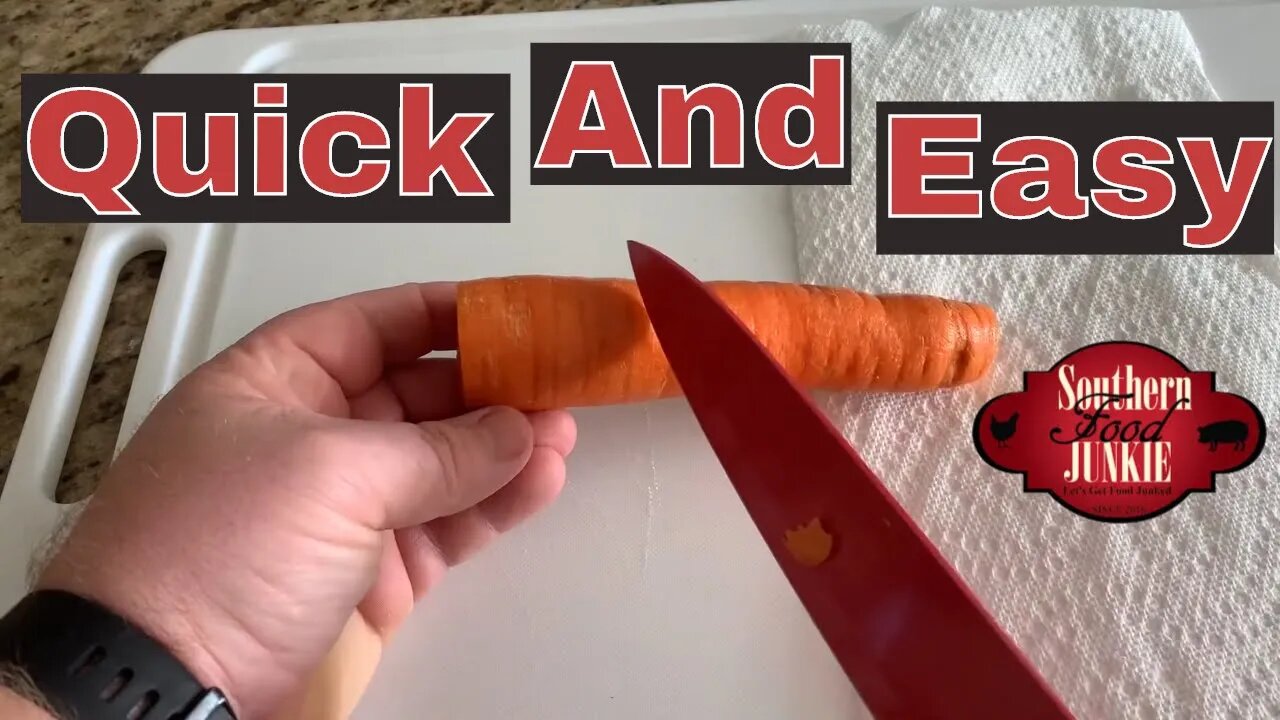 How to PEEL carrots 🥕 The Easy Way