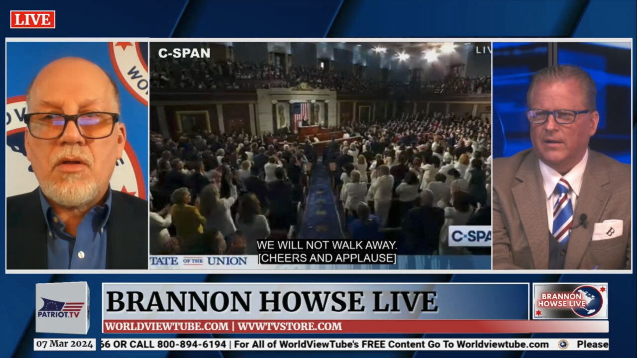 Leo Hohmann and Brannon Howse Give Live Commentary During Joe Biden's State of the Union Address